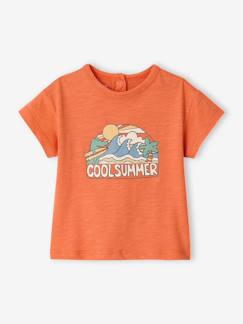 Bébé-T-shirt, sous-pull-T-shirt bébé garçon coton biologique