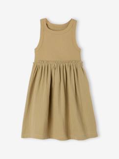 Fille-Robe-Robe fille sans manches