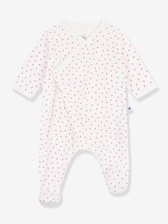 Baby Schlafanzug Baumwolle mit Herzmuster PETIT BATEAU