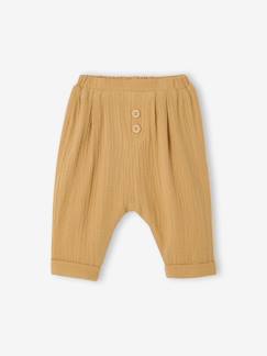 Bébé-Pantalon coupe sarouel en gaze de coton bébé garçon