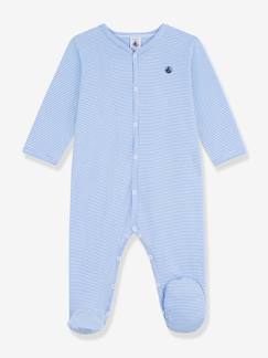 Baby Schlafanzug aus Baumwolle mit Streifen PETIT BATEAU