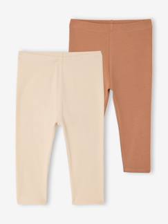 Bébé-Pantalon, jean-Lot de 2 leggings longs bébé fille