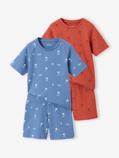 Garçon-Pyjama, surpyjama-Lot 2 pyjama short garçon