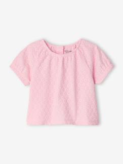 Bébé-T-shirt, sous-pull-T-shirt manches courtes brodé