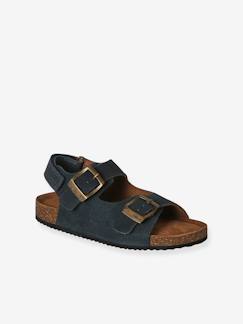 Chaussures-Chaussures garçon 23-38-Sandales-Sandales garçon cuir boucles