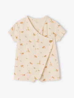 Baby Kurzoverall aus Bio-Baumwolle, personalisierbar