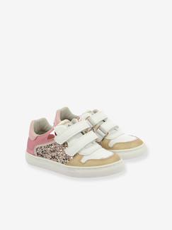 Chaussures-Chaussures bébé 17-26-Marche fille 19-26-Baskets maternelle scratch Berlingot