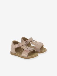Chaussures-Chaussures bébé 17-26-Marche fille 19-26-Sandales fille Tity Bunny Berlingot