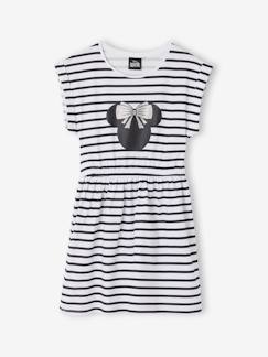 Fille-Robe-Robe marinière manches courte Minnie 