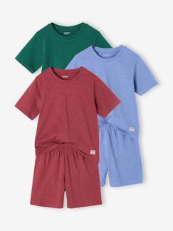 Garçon-Pyjama, surpyjama-Lot pyjama short uni