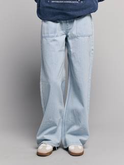 Fille-Pantalon large fille rayé