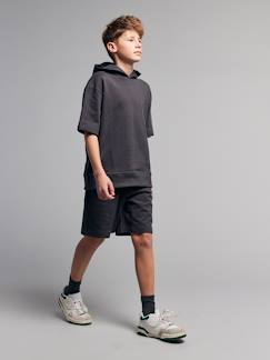 Junge-Shorts-Set aus Shorts und kurzärmeligem Kapuzensweatshirt JONEN für Jungen