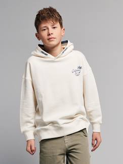Junge-Pullover, Strickjacke, Sweatshirt-Oversize-Kapuzensweatshirt Surf-Motive Jungen JONEN