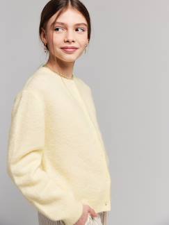 Fille-Pull, gilet, sweat-Gilet boutonné 