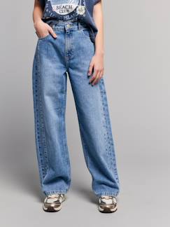 Mädchen-Weite Jeans mit Sternen-Nieten JONEN