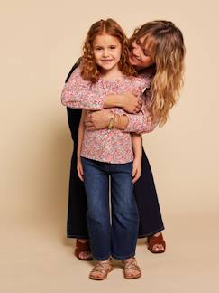 Vêtements de grossesse-Blouse fille manches volantées