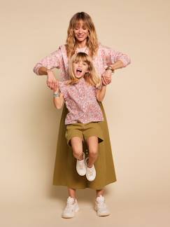 Short gaze de coton fille Capsule mère-fille
