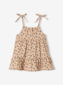 Bébé-Robe bébé fille bretelles coton bio