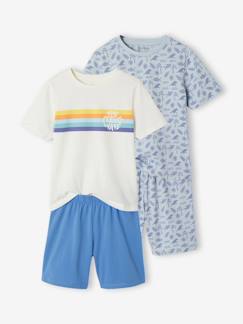 Garçon-Pyjama, surpyjama-Lot 2 pyjashorts surf