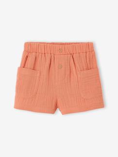 Bébé-Short bébé gaze coton