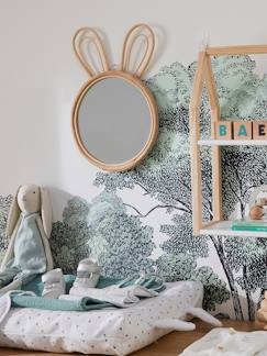 Linge de maison et décoration-Décoration-Miroir rotin Lapin