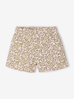 Mädchen-Mädchen Shorts aus Twill, Bundweite verstellbar