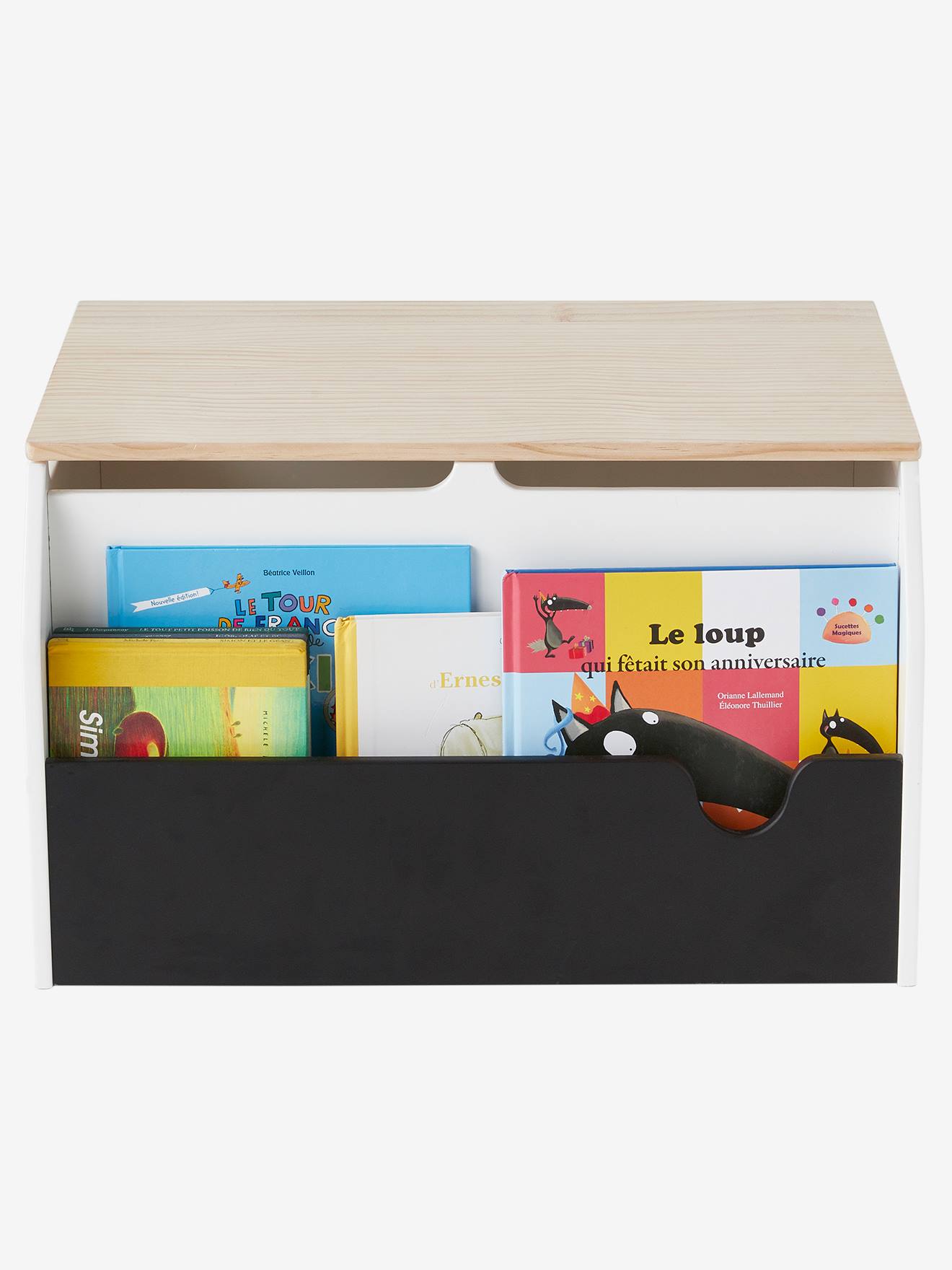 Bureau enfant avec rangements LIGNE ROMA - blanc, Chambre et rangement