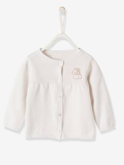 Pullover und Strickjacken-Strickjacke für Baby Mädchen, Kirsche