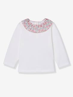 Bébé-T-shirt, sous-pull-T-shirt-T-shirt manches longues fleuri