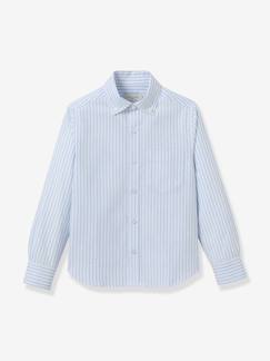 Garçon-Manteau, veste-Veste-Chemise manches longues rayée