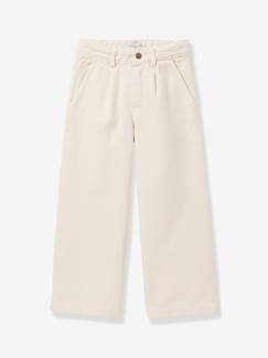 Mädchen-Hose-Weite Hose aus Twill Kinder CYRILLUS