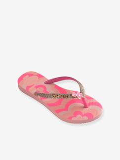 Chaussures-Chaussures bébé 17-26-Marche fille 19-26-Tongs paillettes