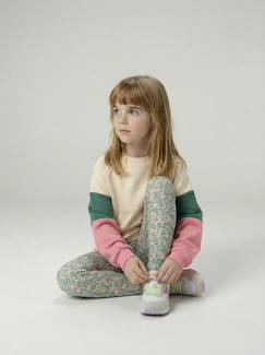 Mädchen-Sport-Leggings Mädchen mit Blumenmuster