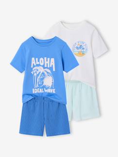 Garçon-Pyjama, surpyjama-Lot 2 pyjashorts surf