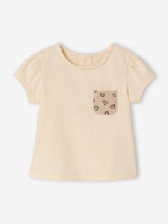 Bébé-T-shirt, sous-pull-T-shirt manches courtes bébé fille