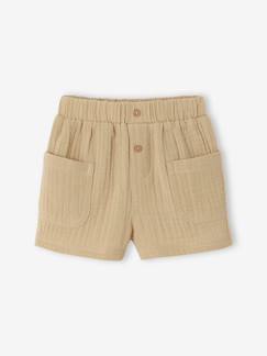 Bébé-Short bébé gaze coton