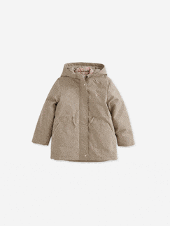 Mädchen-Mantel, Jacke-Mantel, Parka, Blouson-3-in-1 Parka mit Blumenmuster für Mädchen