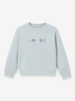 Mädchen-Mädchen Sweatshirt mit AMOUR-Schriftzug CYRILLUS