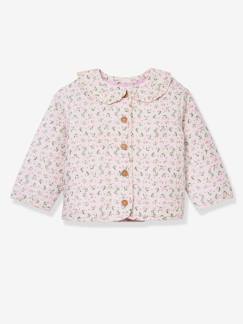 Baby-Mantel, Overall, Ausfahrsack-Bedruckte Baby Jacke mit Bubikragen CYRILLUS
