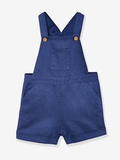 Baby-Latzhose, Overall-Baby Latzhose Baumwoll-Leinen-Mix CYRILLUS