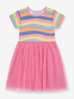 Fille-Robe-Robe fille avec haut coloré et jupe en tulle DANAMADE