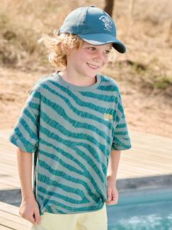 Garçon-T-shirt, polo, sous-pull-T-shirt-T-shirt zèbre manches courtes garçon