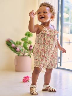 Baby-Latzhose, Overall-Kurzoverall Mädchen Baby mit Spaghettiträgern