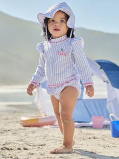 Bébé-Maillot bain 3 pièces rayures
