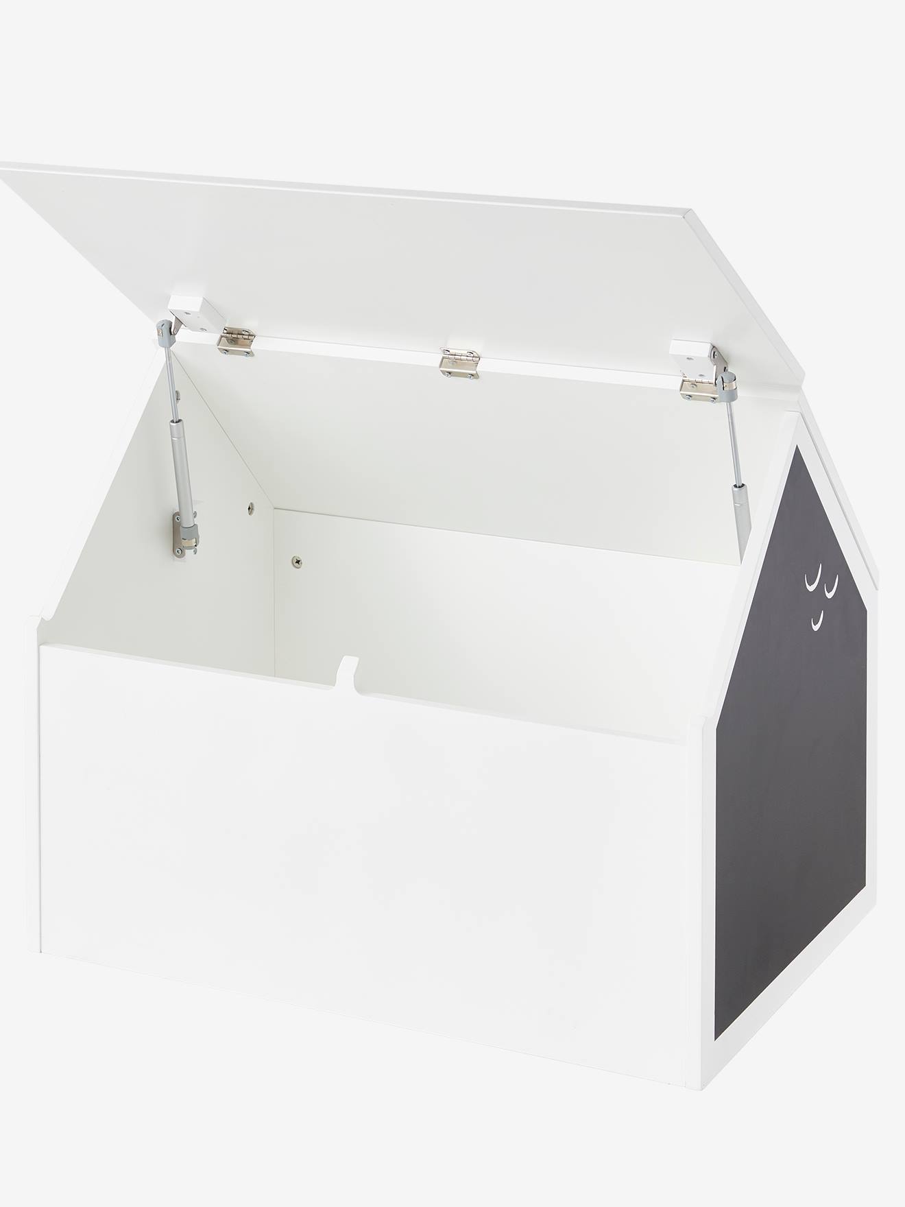 Coffre A Jouets Maison Blanc Chambre Et Rangement