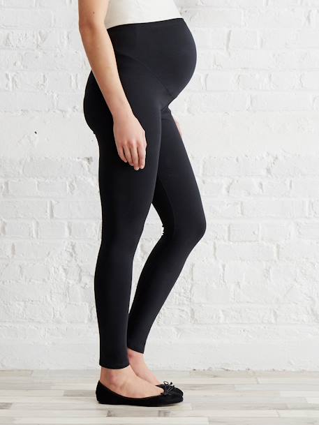 Umstands-Leggings aus Stretch Schwarz 