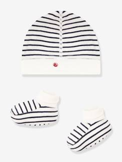 Lot bonnet et chaussons bébé mixte