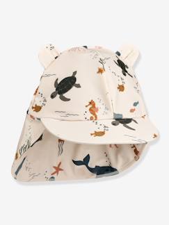 Baby-Accessoires-Hut-Baby Sonnenhut mit Ohren SENIA Tierprint LIEWOOD