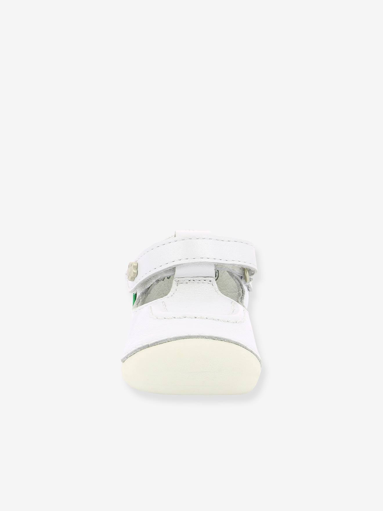 Sandales Cuir Bebe Fille Salome Kickers 1ers Pas Blanc Chaussures Sandales Cuir Bebe Fille Salome Kickers 1ers Pas Blanc Chaussures