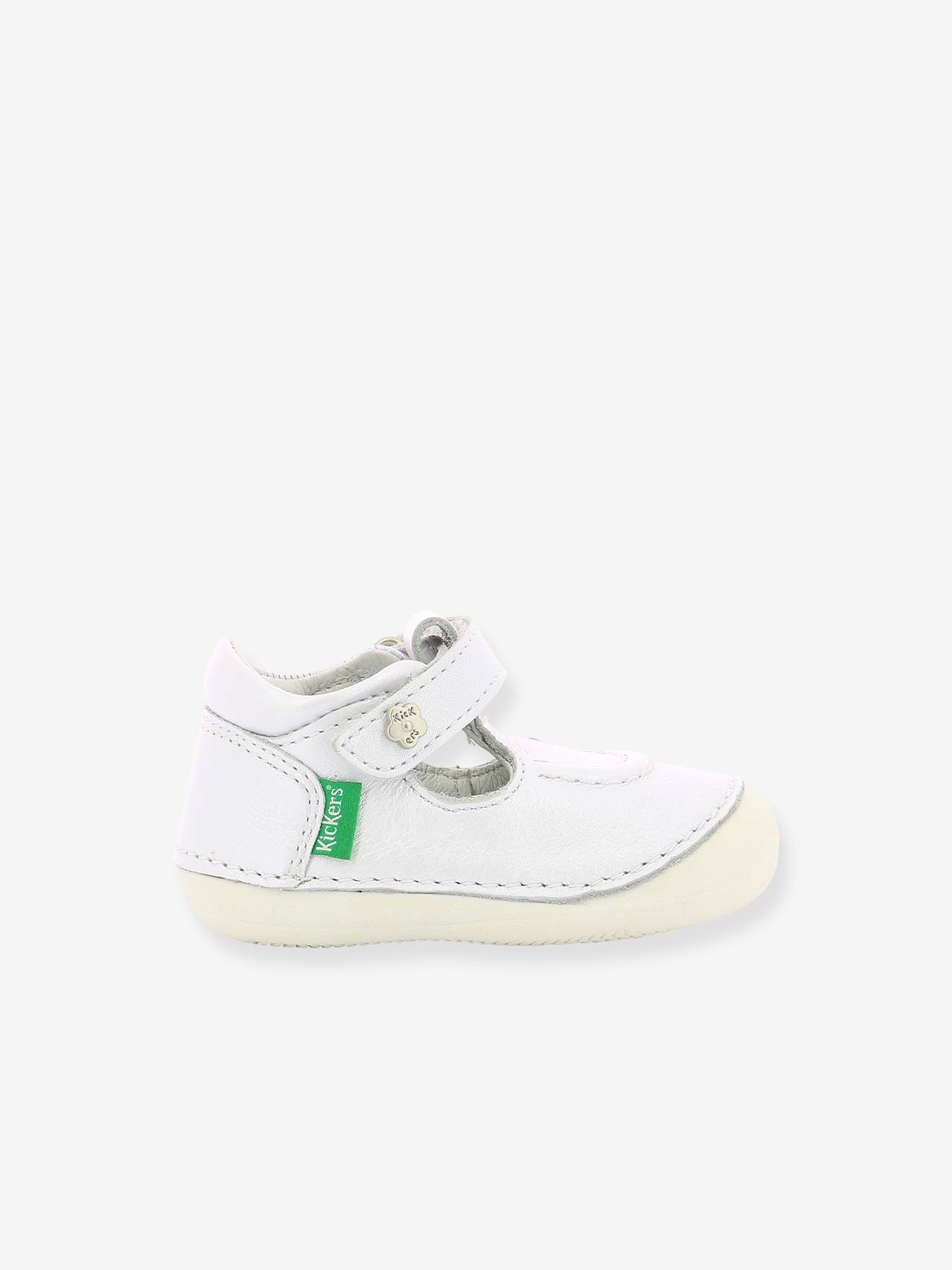 Sandales Cuir Bebe Fille Salome Kickers 1ers Pas Blanc Chaussures Sandales Cuir Bebe Fille Salome Kickers 1ers Pas Blanc Chaussures